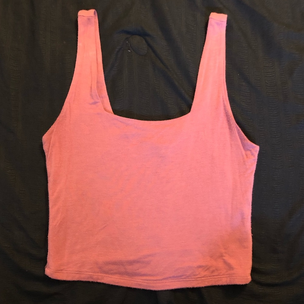 Pink crop top